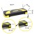 Степ-платформа 3-ступінчаста Cornix 78 х 29 х 10-20 см XR-0187 Black/Yellow