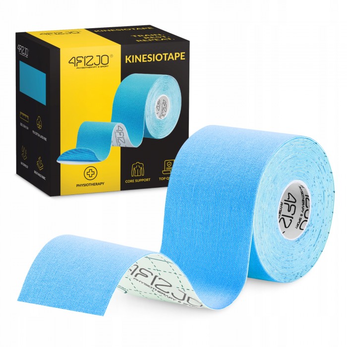 Лента кинезиологическая (кинезио тейп) 4FIZJO 5 см x 5 м Sky Blue (P-5907739315991)