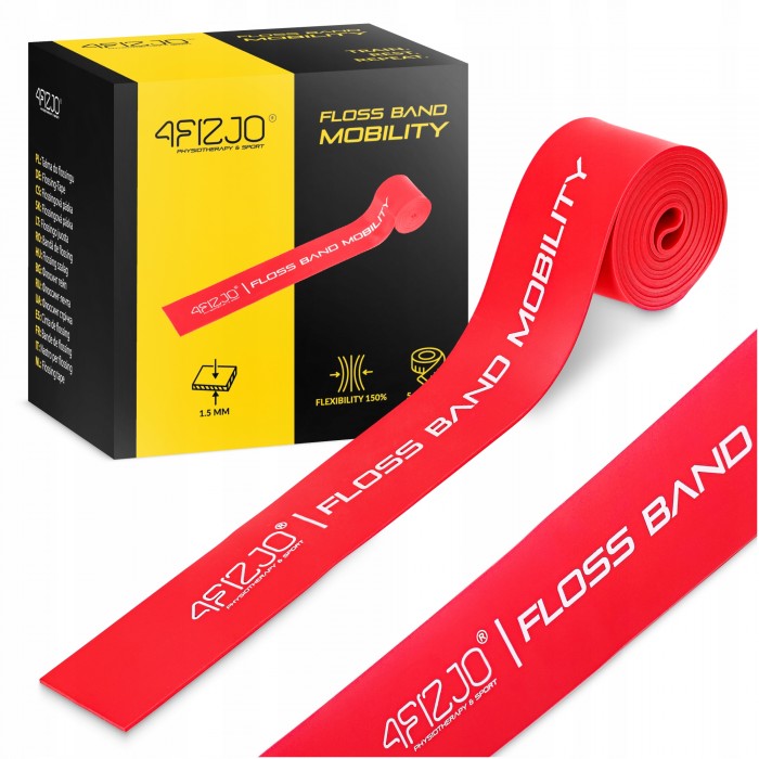 Лента компрессионная для флоссинга 4FIZJO Floss Band 207 x 5 x 0.15 см Red (P-5905973405249)
