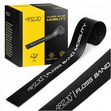 Лента компрессионная для флоссинга 4FIZJO Floss Band 207 x 5 x 0.1 см Black (P-5905973405256)
