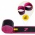 Еспандер з петлями для розтяжки 4FIZJO 90 см Black/Pink (P-5907739313782)