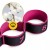 Еспандер з петлями для розтяжки 4FIZJO 90 см Black/Pink (P-5907739313782)