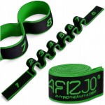Еспандер з петлями для розтяжки 4FIZJO 90 см Black/Green (P-5907739313799)