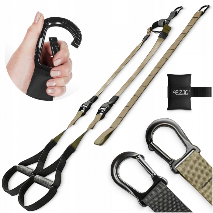 Петли для функционального тренинга 4FIZJO TRX Black/Khaki (P-5907739311023)
