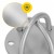 Крепление для петель и канатов 4FIZJO X-Mount Grey (P-5907739311009)