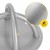 Крепление для петель и канатов 4FIZJO X-Mount Grey (P-5907739311009)