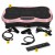 Віброплатформа для тренувань 4FIZJO Ultra+ з пультом та еспандерами Black/Pink (P-5905973402880)