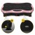 Віброплатформа для тренувань 4FIZJO Ultra+ з пультом та еспандерами Black/Pink (P-5905973402880)