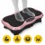 Віброплатформа для тренувань 4FIZJO Ultra+ з пультом та еспандерами Black/Pink (P-5905973402880)