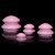 Вакуумные массажные банки Actiget для тела (китайские/атницелюлитные банки) 4 шт ACT0027 Pink