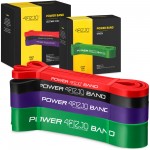 Эспандер-петля 4FIZJO Power Band 6-36 кг резина для фитнеса и спорта, набор 4 шт Mix (P-5907222931844)
