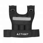 Жилет-обважнювач для тренувань Actiget 20 кг зі змінною вагою ACT0124 Black Жилет-обважнювач для тренувань Actiget 20 кг зі змінною вагою ACT0124 Black