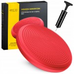 Балансировочная подушка-диск 4FIZJO MED+ 33 см сенсомоторная, массажная Red (P-5907739310156)