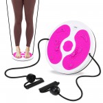 Диск здоровья для талии Cornix Twisting Waist Disc с эспандерами XR-0447 White/Pink Диск здоровья для талии Cornix Twisting Waist Disc с эспандерами XR-0447 White/Pink