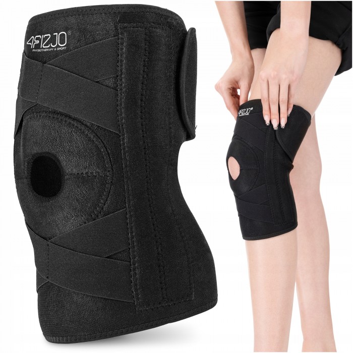 Фіксатор (бандаж) для коліна 4FIZJO 1 шт універсальний, подовжений (P-5905973400497)