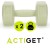 Гантели Actiget Hex 2 x 1.5 кг ACT0157 Green