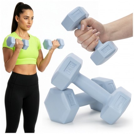 Гантели Actiget Hex 2 x 1 кг ACT0156 Sky Blue