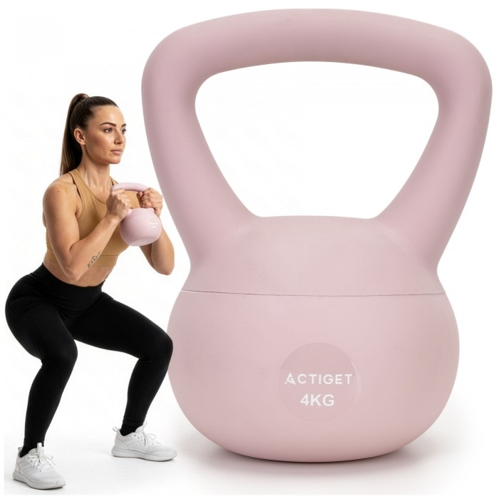Гиря мягкая Actiget 2 кг для фитнеса ACT0062 Pink