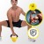 Гиря металлическая Cornix 4 кг с виниловым покрытием XR-0435 Yellow/Black