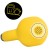 Гиря металлическая Cornix 4 кг с виниловым покрытием XR-0435 Yellow/Black