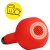 Гиря металлическая Cornix 8 кг с виниловым покрытием XR-0436 Red/Black
