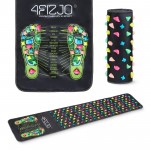 Килимок ортопедичний 4FIZJO 170 x 35 см з каменями для масажу ніг Black (P-5905973403184)