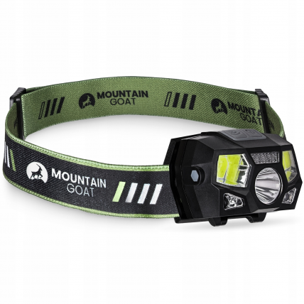 Фонарь налобный Mountain Goat LED 350 lm аккумуляторный, с регулировкой наклона Black (P-5907739318312)