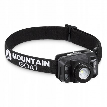 Фонарь налобный Mountain Goat LED 350 lm аккумуляторный, с регулировкой наклона Black (P-5907739318411)