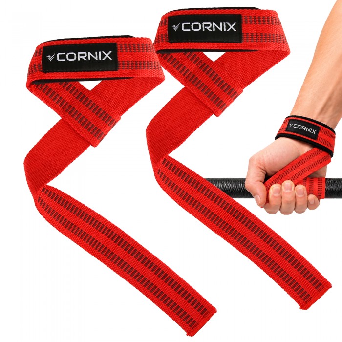 Лямки для становой тяги 4FIZJO Deadlift Straps Black (P-5905973402279)