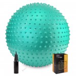 Мяч для фитнеса (фитбол) Cornix 65 см массажный Anti-Burst XR-0488 Mint
