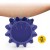 Мяч массажный огурец 4FIZJO Spike Bean 11.5 x 5 см Blue (P-5905973403306)