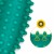 Мяч массажный огурец 4FIZJO Spike Bean 11.5 x 5 см Green (P-5905973403320)