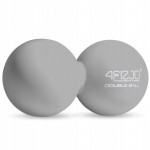 Масажний м'яч подвійний 4FIZJO Lacrosse Double Ball 6.5 x 13.5 см Grey (P-5907739314345)