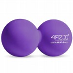 Масажний м'яч подвійний 4FIZJO Lacrosse Double Ball 6.5 x 13.5 см Purple (P-5907739314338)
