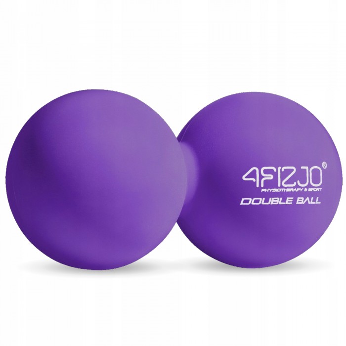 Масажний м'яч подвійний 4FIZJO Lacrosse Double Ball 6.5 x 13.5 см Purple (P-5907739314338)