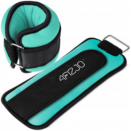 Утяжелители-манжеты для ног и рук 4FIZJO 2 x 1.5 кг Black/Green (P-5907739311092)