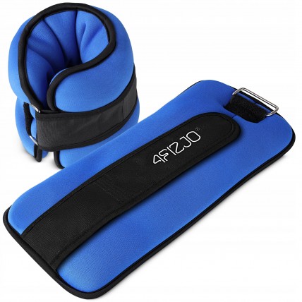 Утяжелители-манжеты для ног и рук 4FIZJO 2 x 3 кг Black/Blue (P-5907739311115)