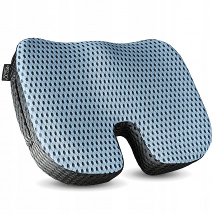 Ортопедическая подушка 4FIZJO для сидения 35 x 45 x 7 см Sky Blue (P-5907739318787) Ортопедическая подушка 4FIZJO для сидения 35 x 45 x 7 см Sky Blue (P-5907739318787)