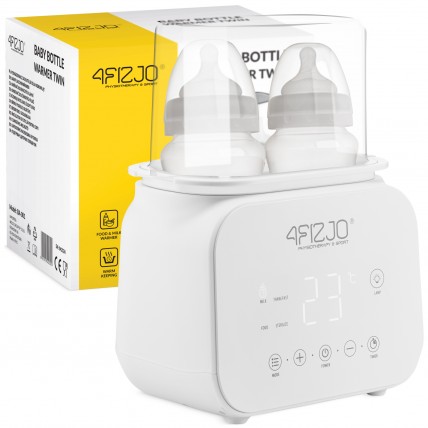 Подогреватель/стерилизатор для бутылочек 4FIZJO Twin 4 в 1 White (P-5905973402392)