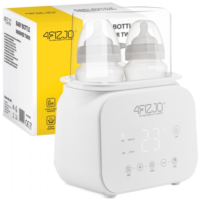 Подогреватель/стерилизатор для бутылочек 4FIZJO Twin 4 в 1 White (P-5905973402392)