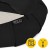 Подушка для йоги и медитации 4FIZJO Zafu полукруглая 40 x 30 x 12 см Grey (P-5907739315502)