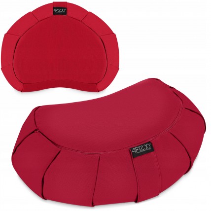 Подушка для йоги и медитации 4FIZJO Zafu полукруглая 40 x 30 x 12 см Red (P-5907739315496)