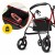 Роллер для ходьби 4FIZJO складний, зі сумкою Black/Red (P-5905973406901)