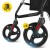 Костыли ортопедические 4FIZJO MED 2 шт с опорой для локтя, регулируемые Black (P-5905973403375)