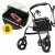 Костыли ортопедические 4FIZJO MED 2 шт с опорой для локтя, регулируемые Black (P-5905973403375)