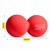 Масажний м'яч подвійний 4FIZJO Lacrosse Double Ball 6.5 x 13.5 см Red (P-5907222931219)