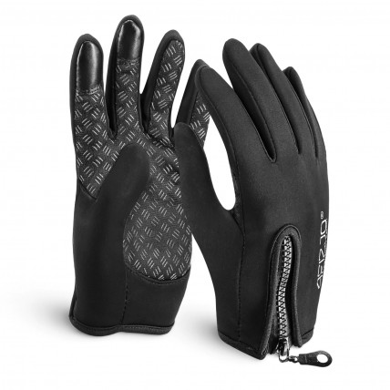 Рукавички для бігу 4FIZJO Size M Black (P-5907739318121)