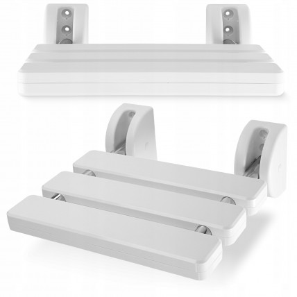Сидіння для ванни та душу 4FIZJO відкидне, до 100 кг White (P-5905973406529)