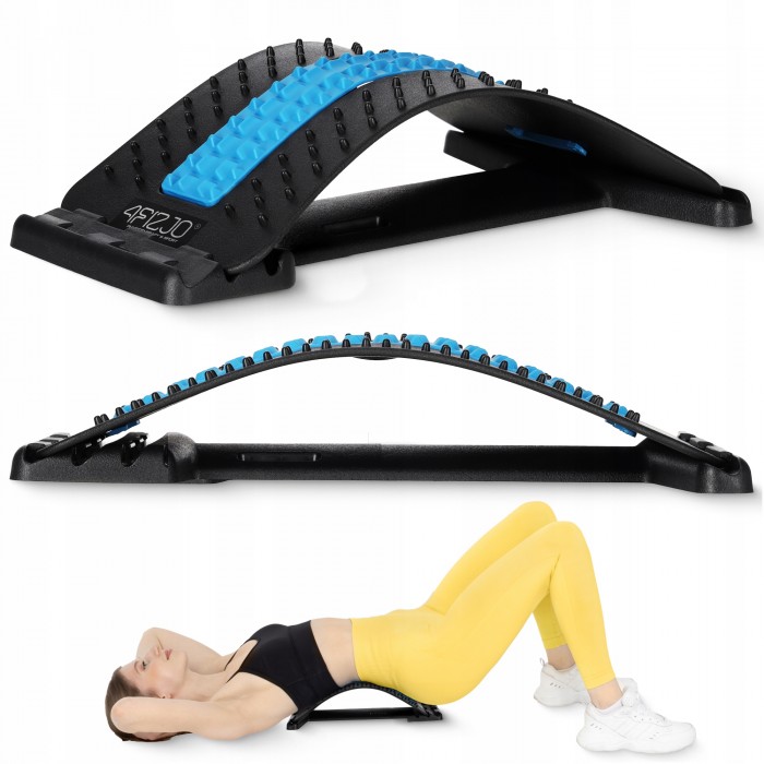 Тренажер для растяжения спины и позвоночника 4FIZJO 3 уровня Black/Blue (P-5905973400305)