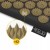 Килимок акупунктурний з валиком 4FIZJO Classic Mat Аплікатор Кузнєцова Black/Gold (P-5907739314987)